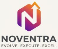 Noventra company logo with tagline Evolve, Execute, Excel
